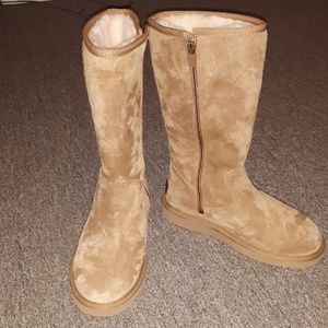 Plush UGG boots